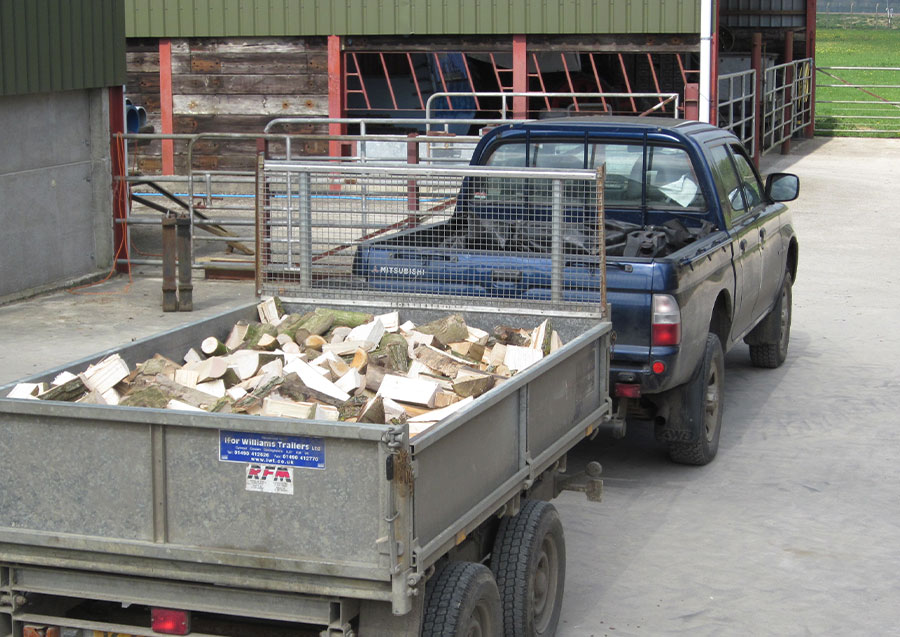 Delivery in single and double loads